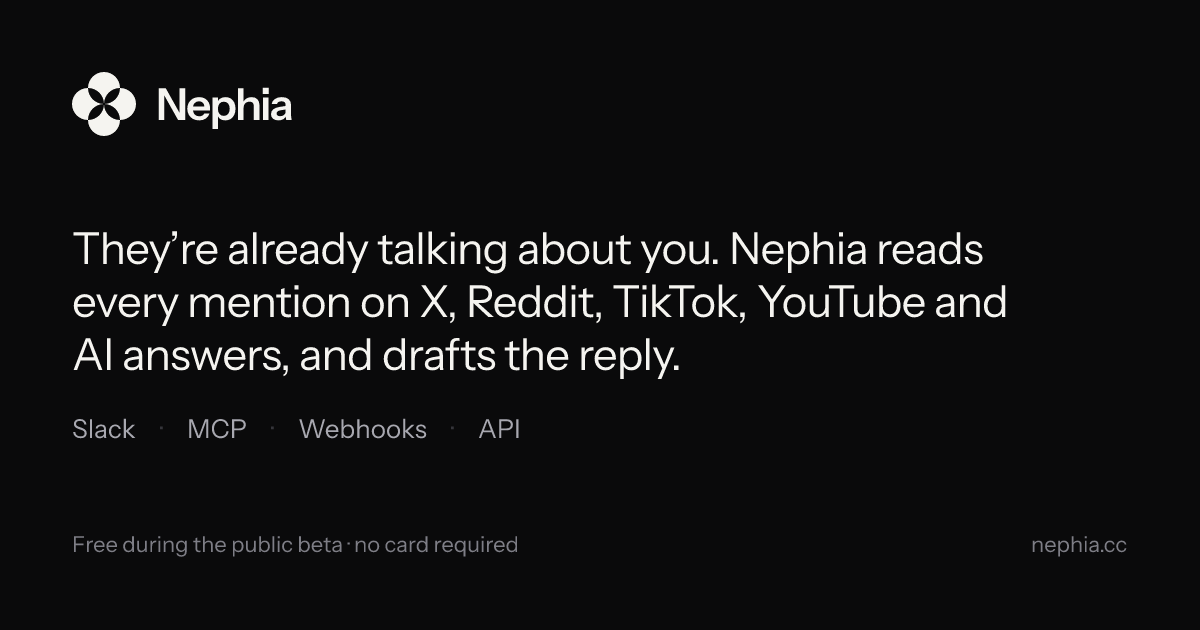 I built a brand monitoring tool that reads X, Reddit, YouTube, Hacker News and 10 other sources for 